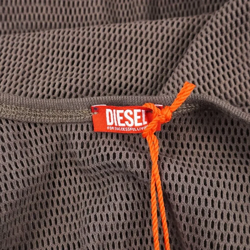 Diesel Jennifer Utlt Mesh Beach Cover Maxi Dress In Brown - Size Medium - NWT - Picture 6 of 11